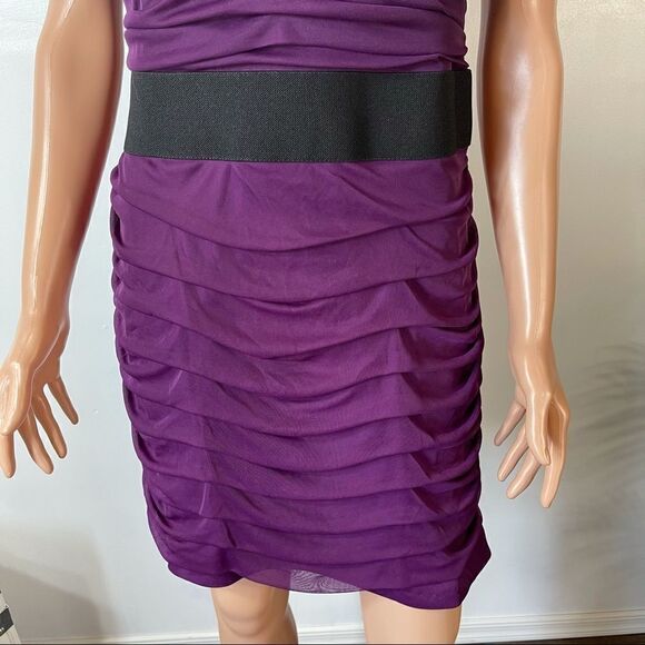 Alyn Paige Strapless Ruched Bodycon Dress Sz 11/12 - Picture 6 of 16